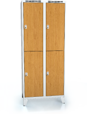 Divided cloakroom locker ALDERA with feet 1920 x 800 x 500